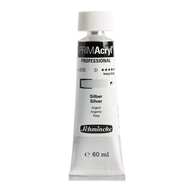895 Silver, PRIMAcryl heavy body, Schmincke 60 ml