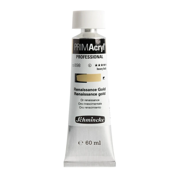 898 Renaissance Gold, PRIMAcryl heavy body, Schmincke 60 ml