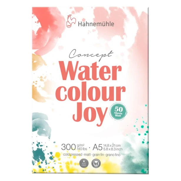 Blok Concept Water colour Joy Hahnemuhle 50 ark. 300 g/m² A5