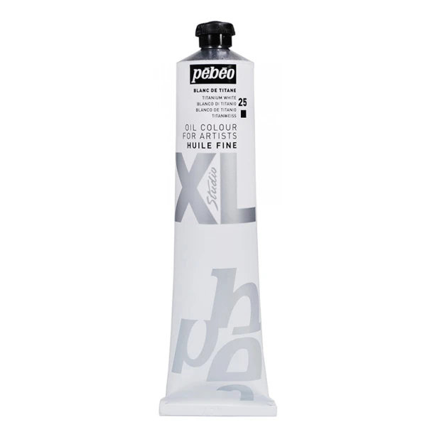 25 Titanium White, farba olejna Studio XL Pebeo 200 ml
