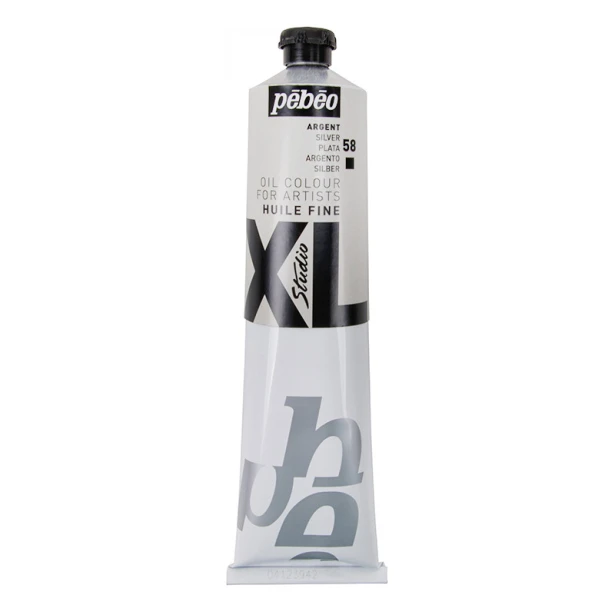 58 Silver, farba olejna Studio XL Pebeo 200 ml
