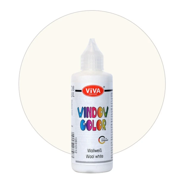101 Wool White, farba Window Color Viva Decor, 80 ml
