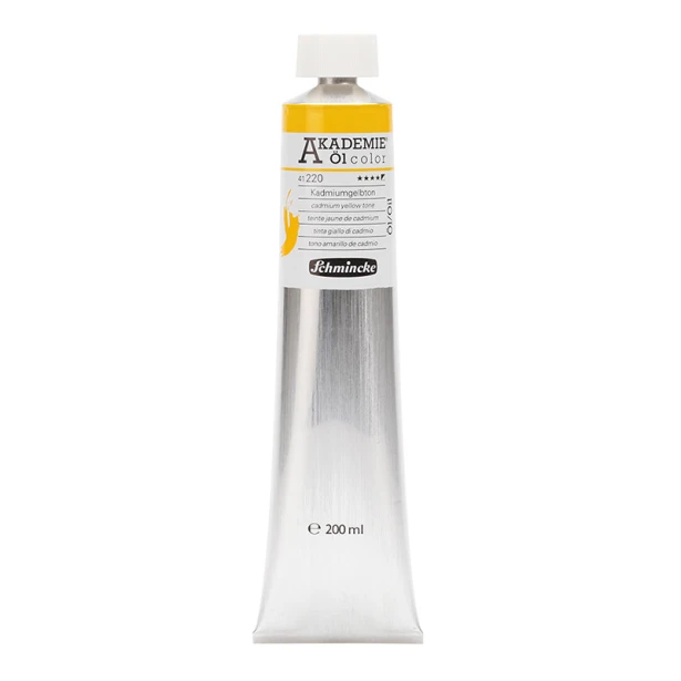 220 Cadmium Yellow Hue, farba olejna Akademie Schmincke, 200 ml
