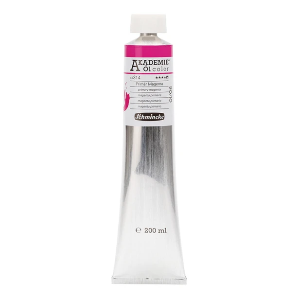 314 Primary Magenta, farba olejna Akademie Schmincke, 200 ml