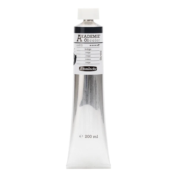 410 Indigo, farba olejna Akademie Schmincke, 200 ml