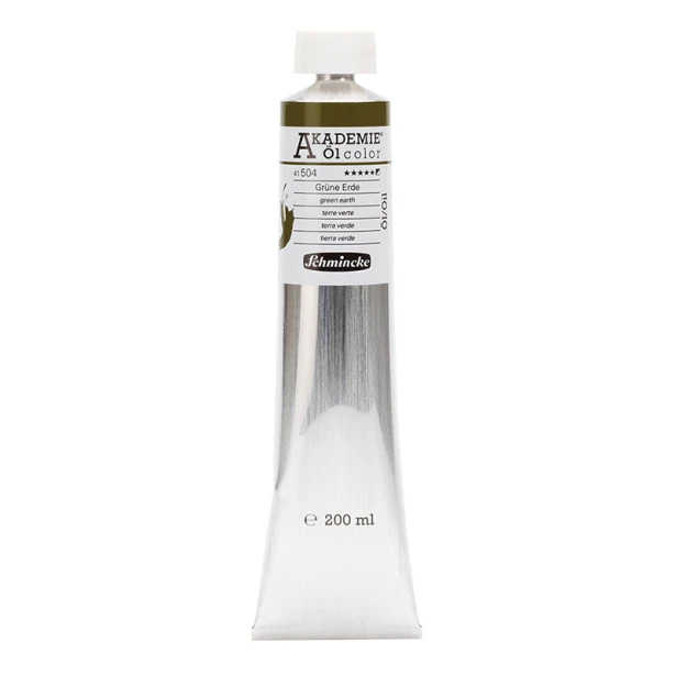 504 Green Earth, farba olejna Akademie Schmincke, 200 ml