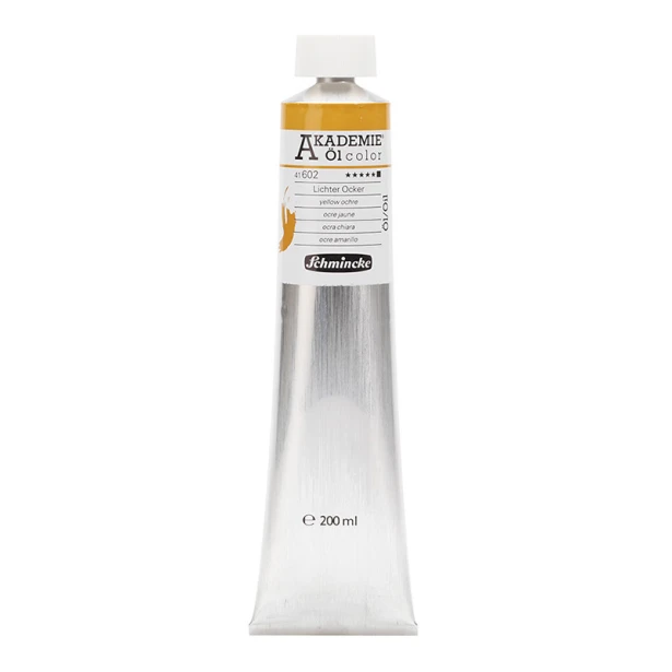 602 Yellow Ochre, farba olejna Akademie Schmincke, 200 ml