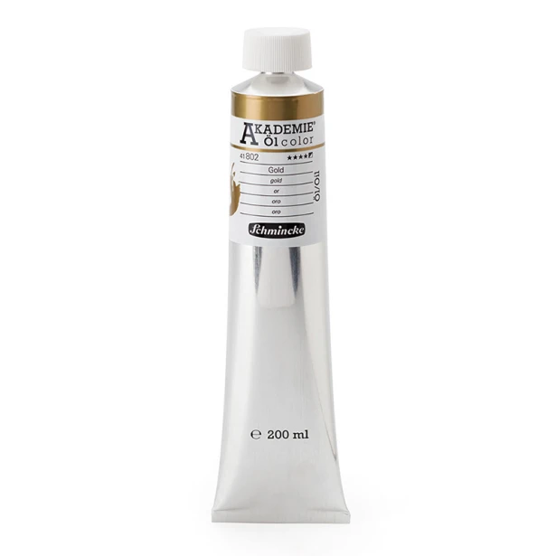 802 Gold, farba olejna Akademie Schmincke, 200 ml