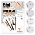 Paint ON MIX4, blok mix media A4, Clairefontaine