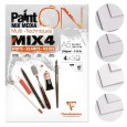 Paint ON MIX4, blok mix media A5, Clairefontaine
