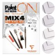 Paint ON MIX4, blok mix media A6, Clairefontaine