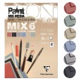 Paint ON MIX6, blok mix media A4, Clairefontaine