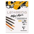 Blok Lettering Marker Clairefontaine 20 ark. A4