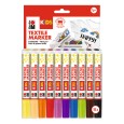 Pisaki do tkanin Textil Marker KIDS Marabu, 10 kolorów