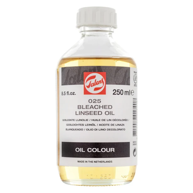025 Olej lniany bielony Talens, 250 ml