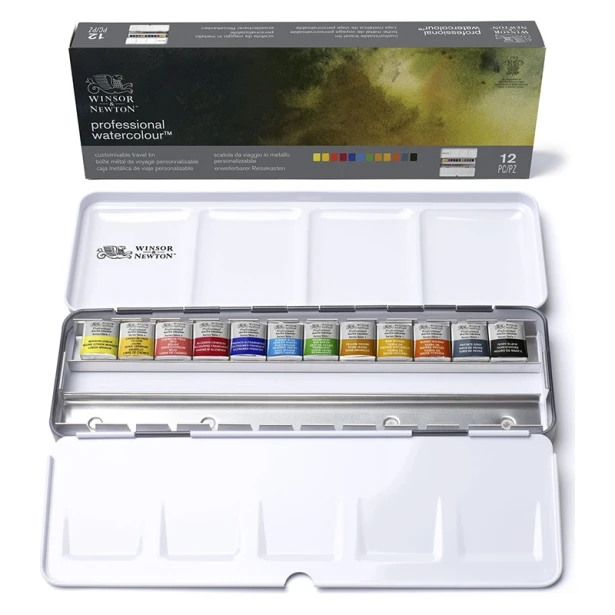 zestaw akwareli Winsor Newton 12 kolorów
