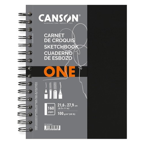 canson one blok na spirali 21.6 x 27.9 cm