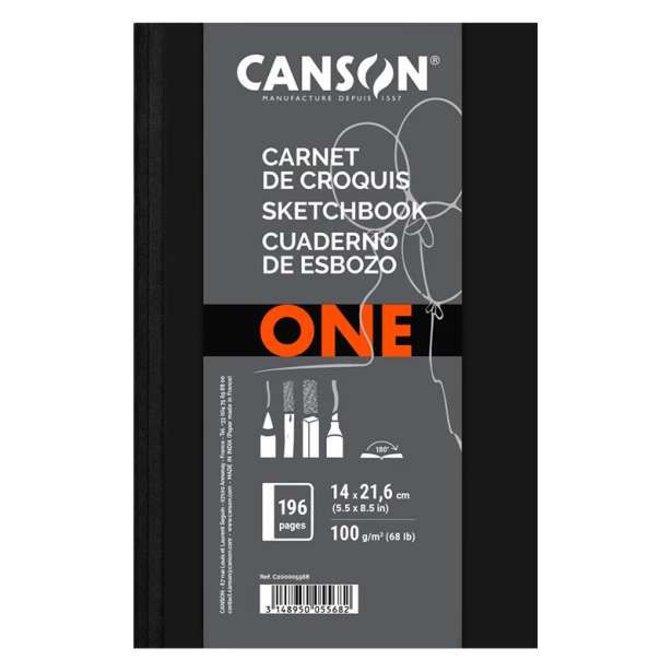 szkicownik canson one szyty 14 x 21.6 cm