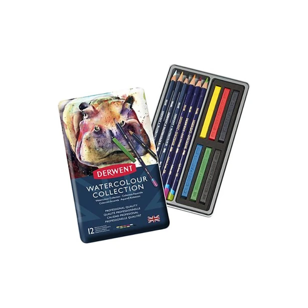 Kredki Derwent Watercolour Collection - 12 sztuk