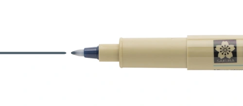 blue black Pigma Micron PN