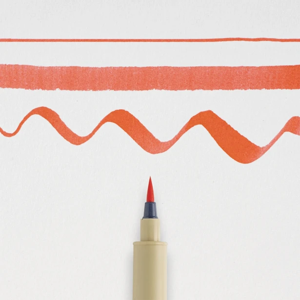 pisak pędzelkowy red Pigma Brush