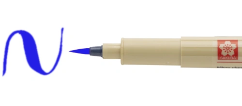 blue Pigma Brush Sakura