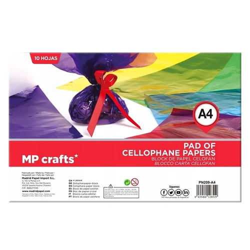 celofan w arkuszach A4