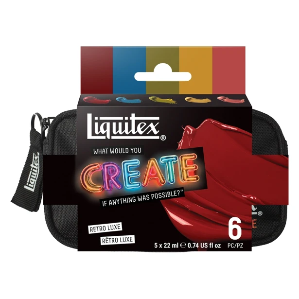 zestaw retro luxe liquitex