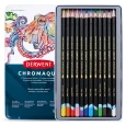 zestaw profesjonalnych kredek akwarelowych Chromaqua