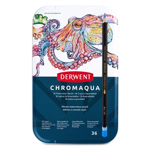 kredki akwarelowe Chromaqua Derwent 36 kolorów