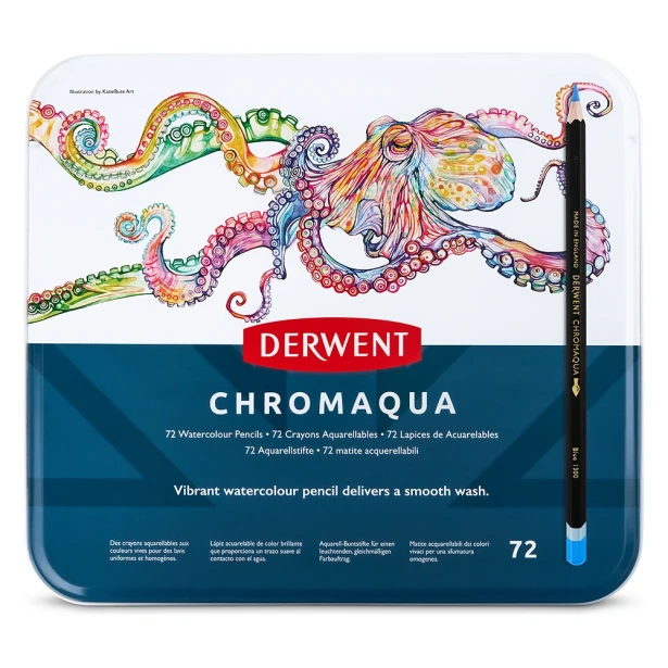 komplet kredek akwarelowych Derwent Chromaqua