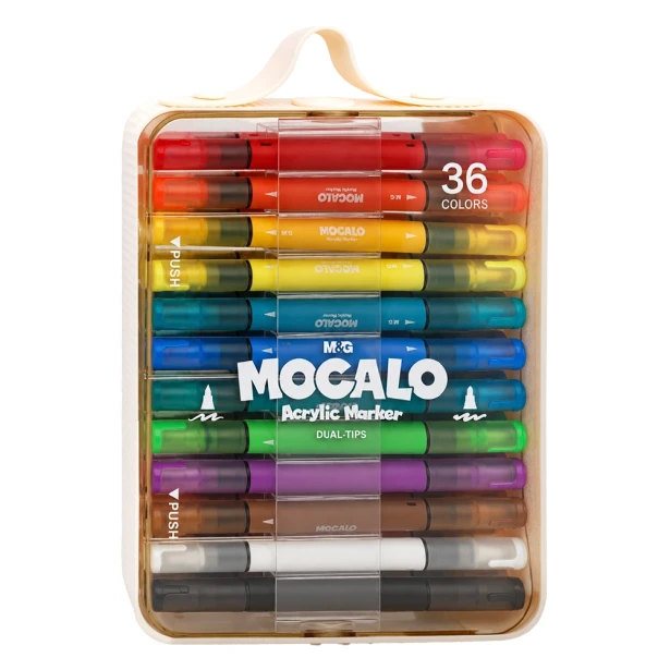 mocalo markery m&amp;g dual-tips 36 kolorów