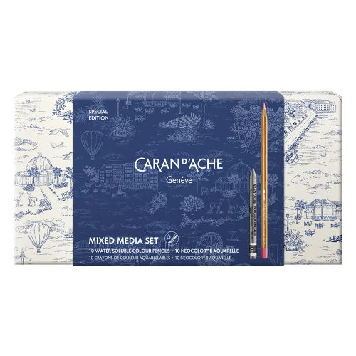 carandache 10 watercolors 10 neocolor zestaw.webp