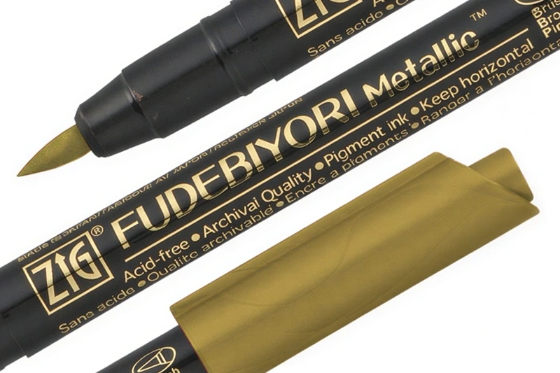Pisaki Metallic Fudebiyori Kuretake