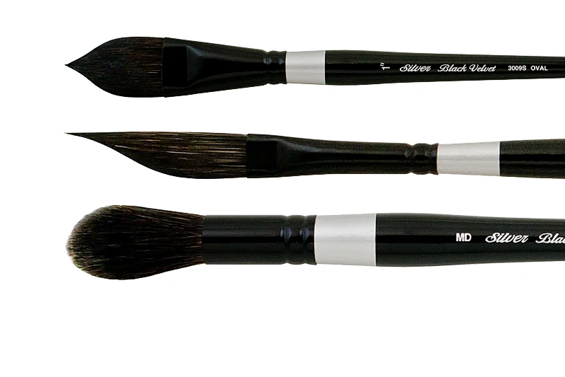 Pędzle Silver Brush Limited Black Velvet