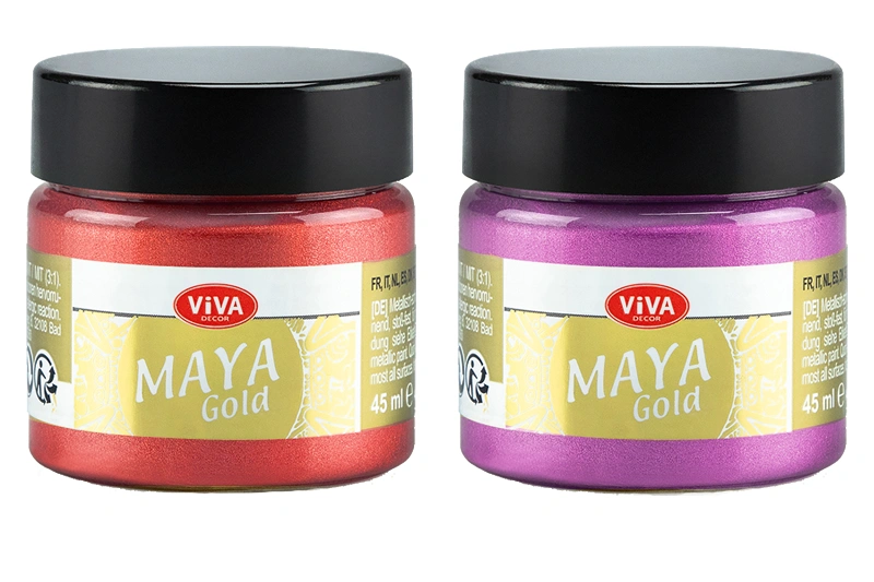 Farby metaliczne Maya Gold