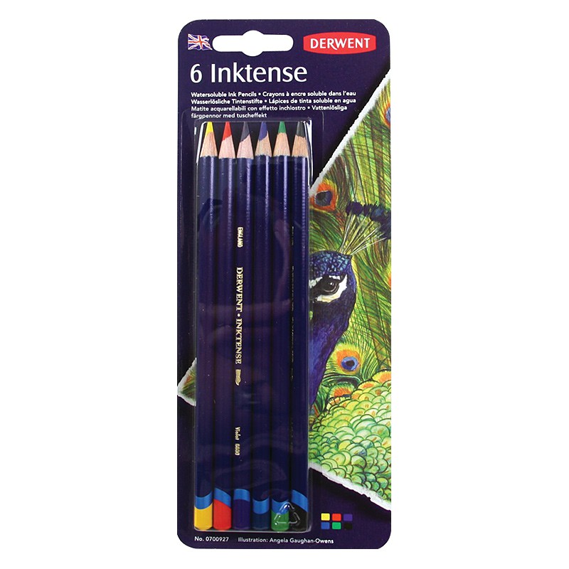 Tusz w kredce Inktense, Derwent, 6 kolorów