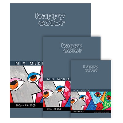 Blok Mix Media A5 Happy color, 200g