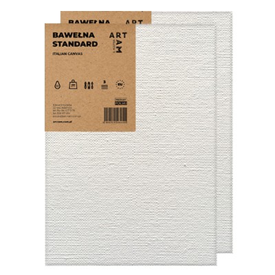 80 x 100 cm, podobrazie bawełniane Standard, 2–pak
