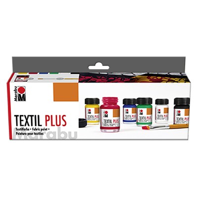 Textile Plus farby do tkanin Marabu 6 x 15 ml