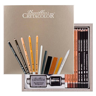 Zestaw szkicowy Passion Box Cretacolor, 25 elem.