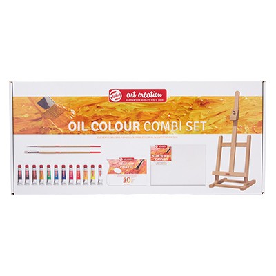 Oil Colour Combi Set, zestaw do malarstwa olejnego, 17 el.