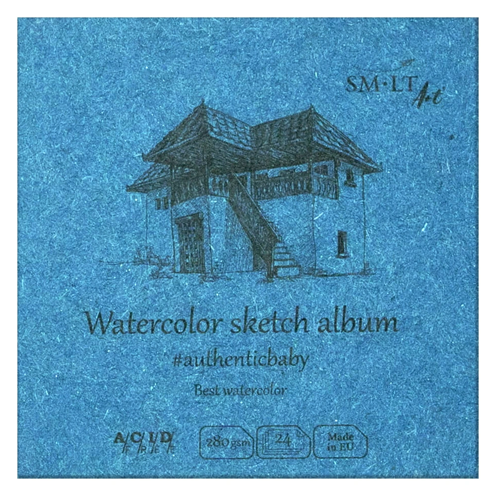 Blok do akwareli SMLT 9 x 9 cm, 280 g